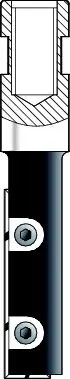 WP-Schaftfräser M12 H16RTL-M12, D=16, L=50 mm, GL=100 mm