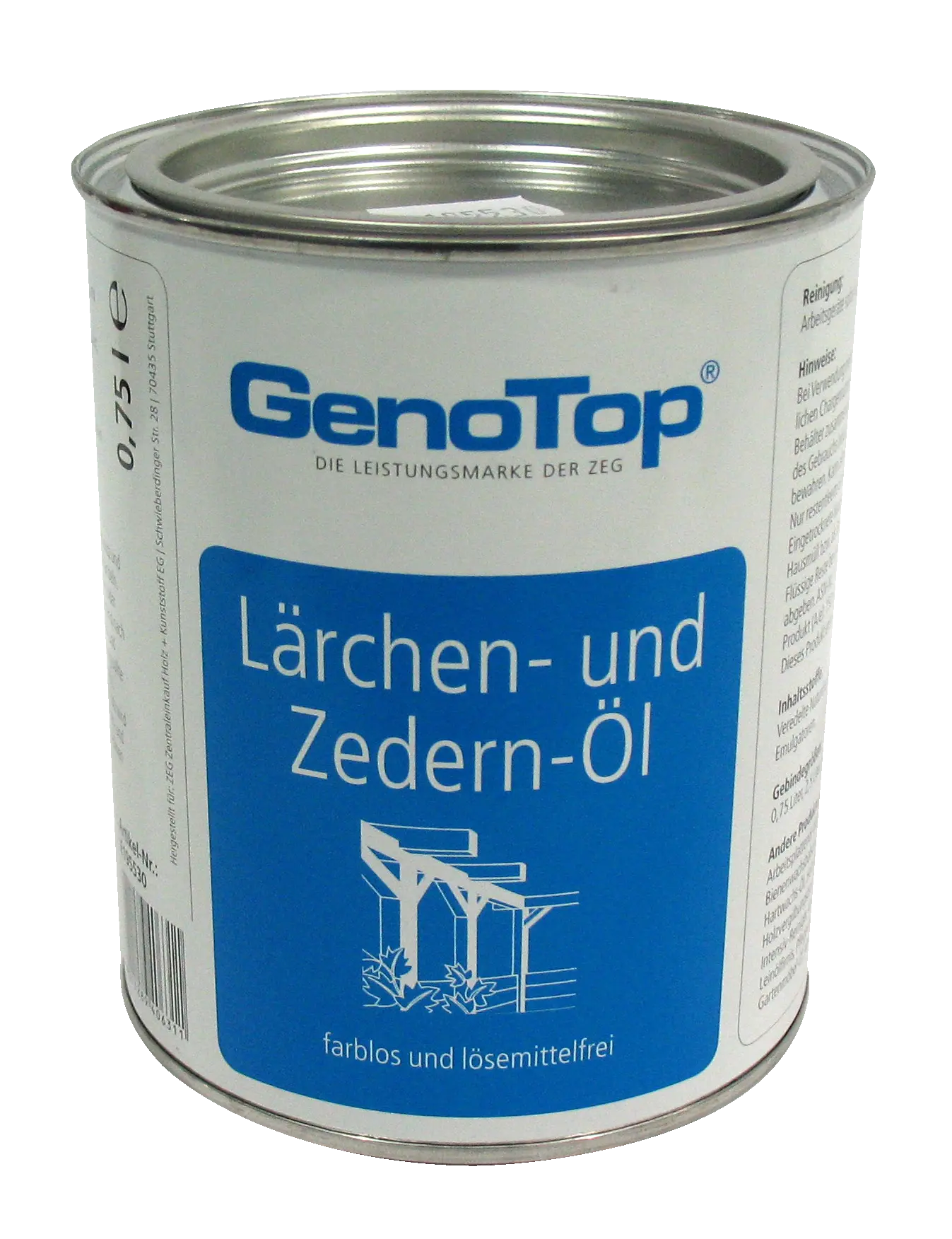 GenoTop Lärchen-Zedern-Öl 2,5 Liter, 40632
