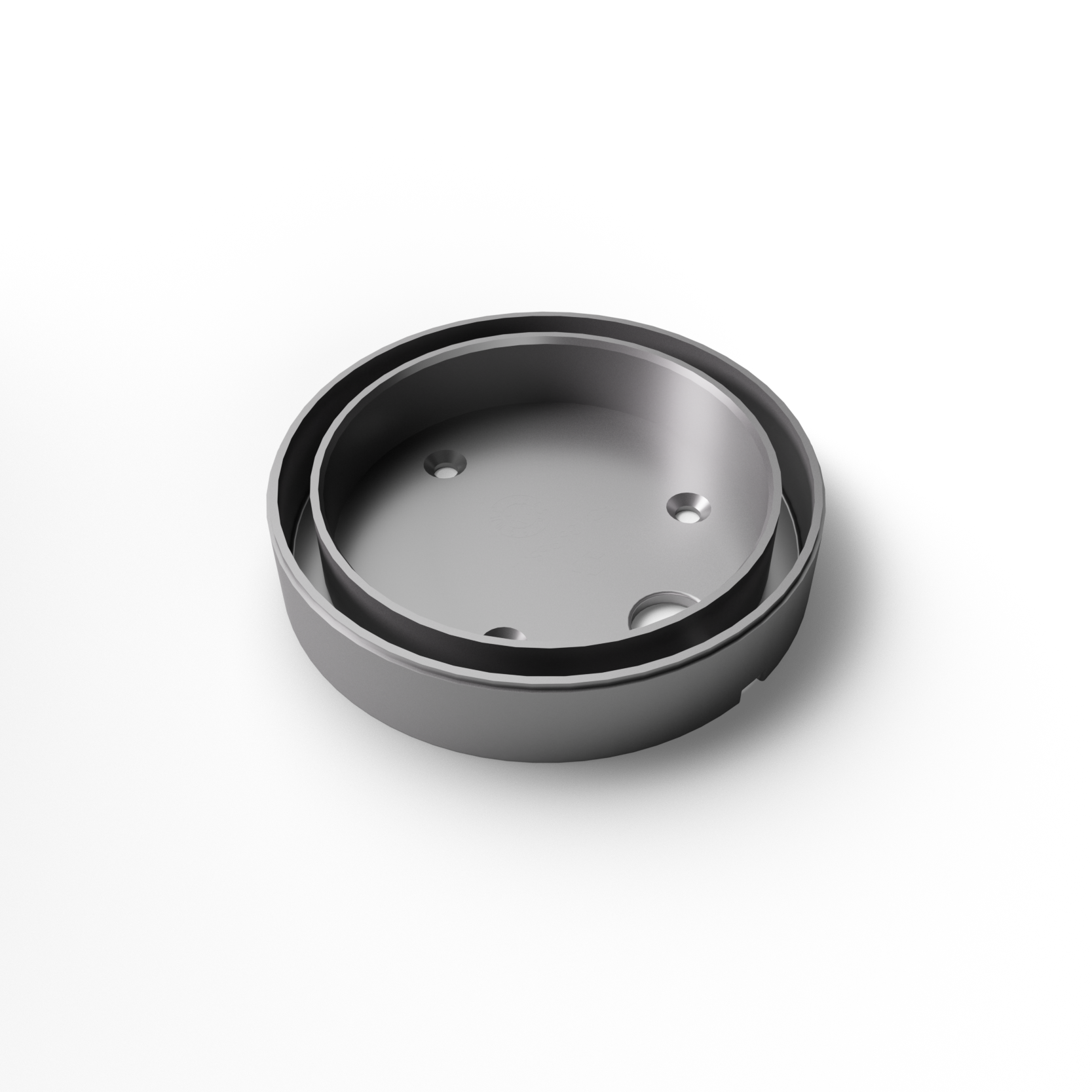 Anbaugehäuse ConeLite 58 eds Edelstahl Optik d=58mm, 3696807