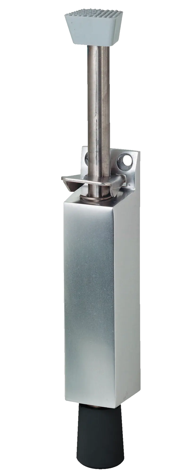 KWS Türfeststeller 1046.02, 120 mm Hub, silberfarbig einbrennlackiert