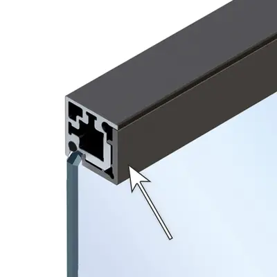 Cadro Clip-Eckprofil 1-seitig