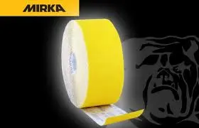 Mirka Abrasiv Schleifrolle gelb 115mm x 50m, P40,