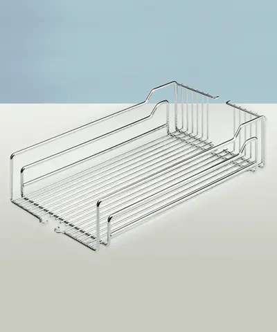 Einhängekörbe mit 3-fach-Reling für Dispensa 90°