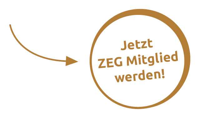 Störer ZEG Mitglied werden