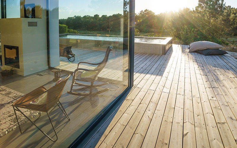 Terrassenhölzer Kanadische Gebirgsdouglasie