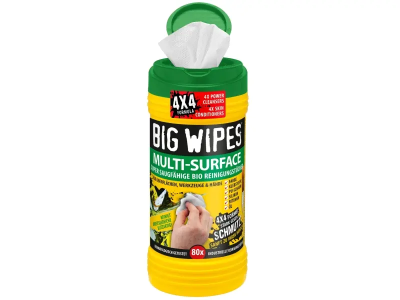 Wisch- und Reinigungstücher Big Wipes Multi Surface 80 Stück in Dose 2440.0