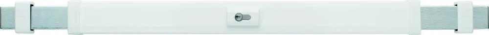 Abus Panzerriegel PR2800 mit Zylinder, Länge 2, weiß
