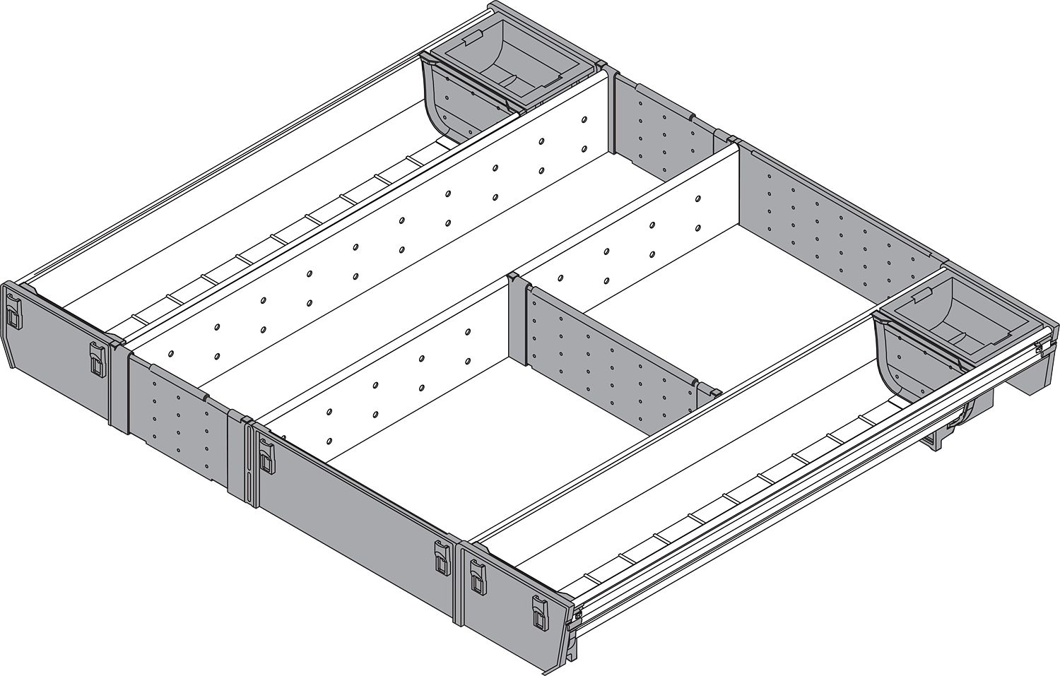 Orag-Line für Tandembox Facheinteilungs-Sets