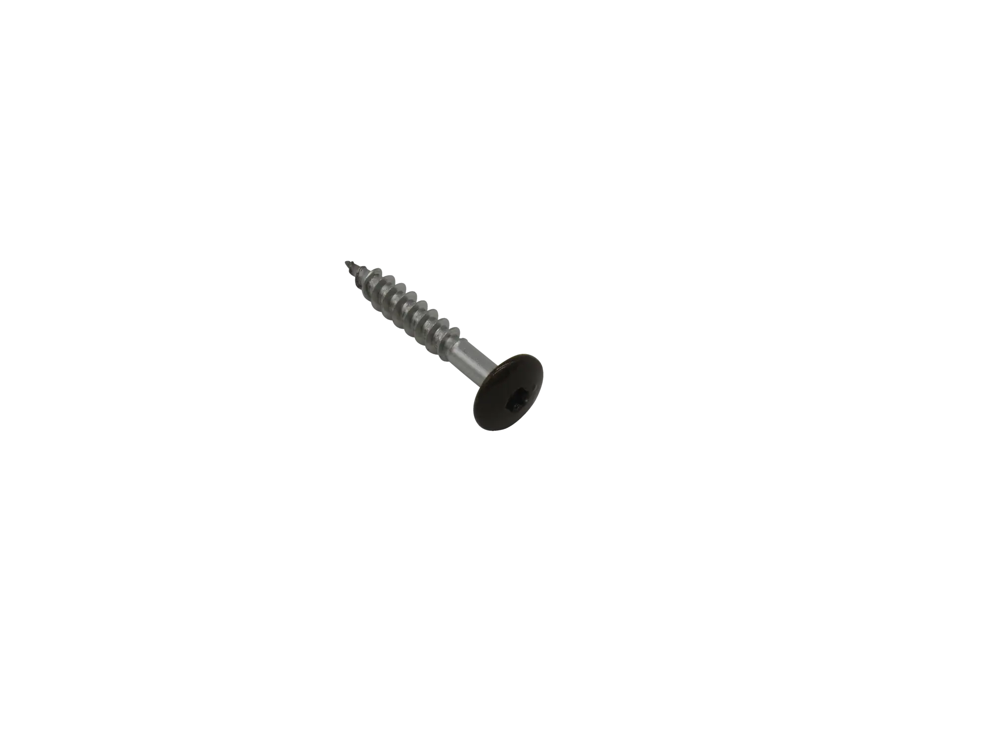 Fassadenschraube V4A kopflackiert 5,5x35 mm passend zu Krono 8014 Sepiabraun, P.a 100 inkl. Bit