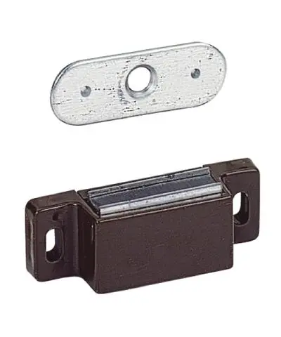 Hettich Haftmagnetschnäpper M 71 / GP 1, 40 N, weiß passiviert 0013139