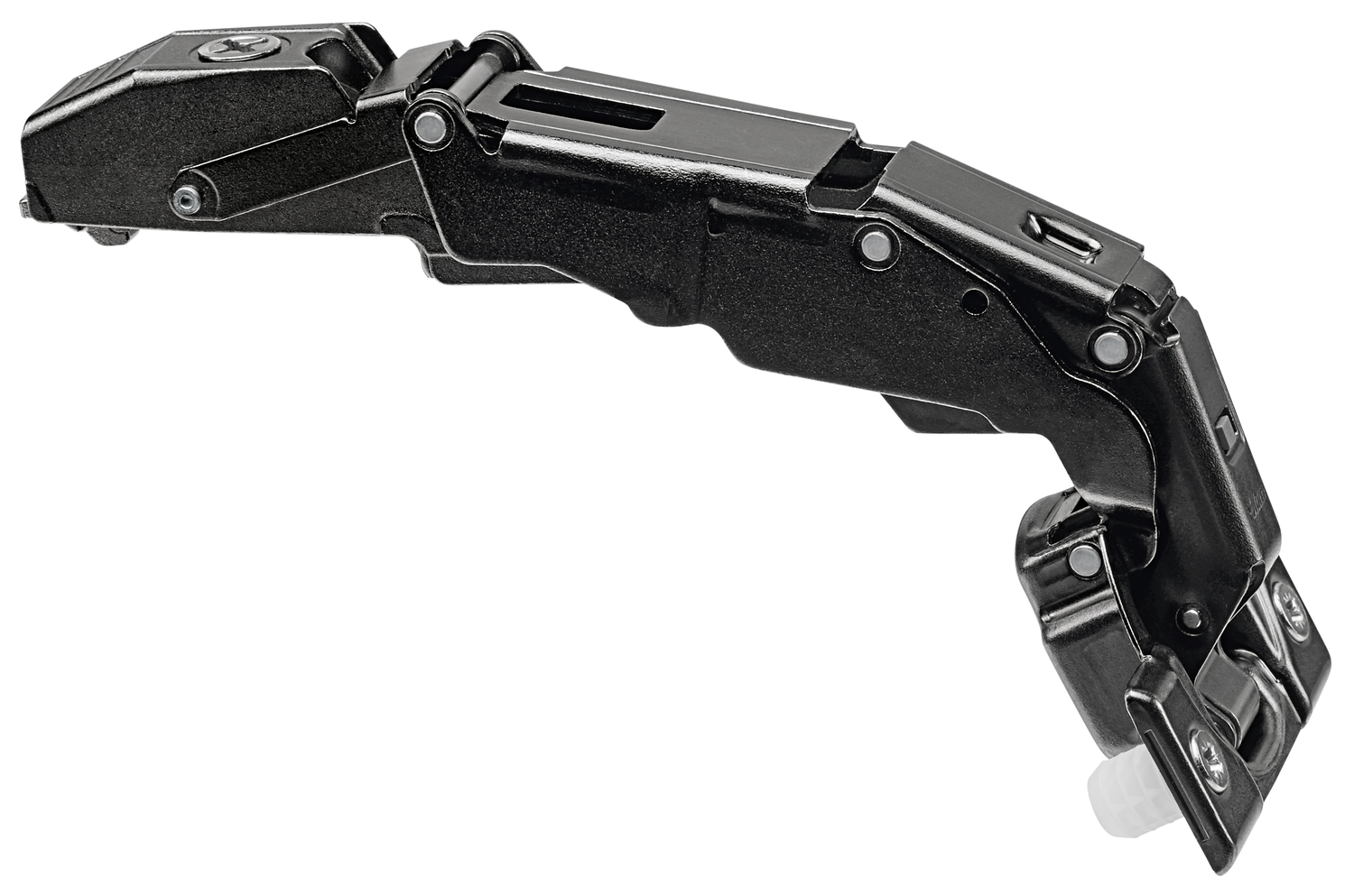 Blum Clip top Blumotion Weitwinkelscharnier für 0-Einsprung 155°, Eckanschlag, mit Feder, Topf: