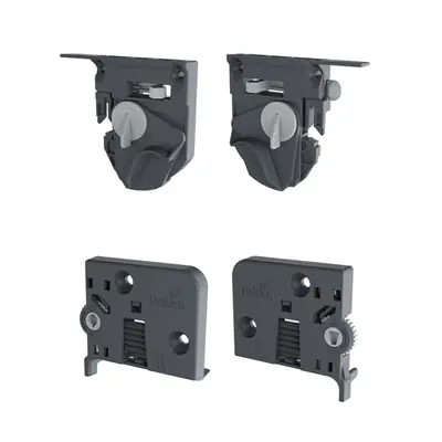 Hettich Schnäpper und Neigungsverstellung,  links und rechts, Einsatzbereich: Quadro 4D V6  924529