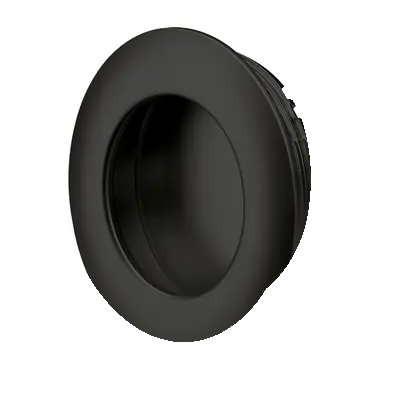 Borgoa Einsetzgriff schwarz matt, H11mm D41mm, 9347580