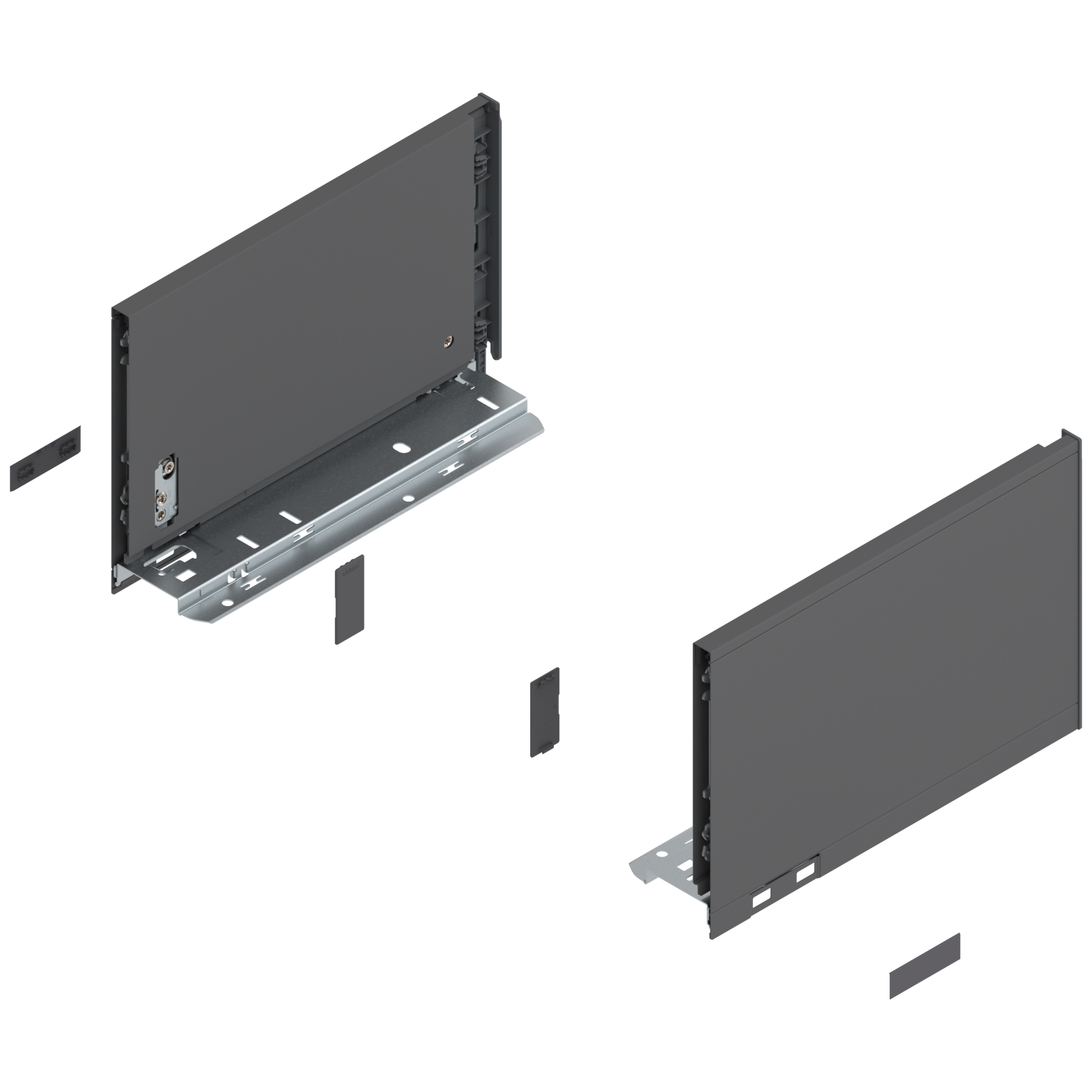 Legrabox pure Zargen-Set C Oriongrau
