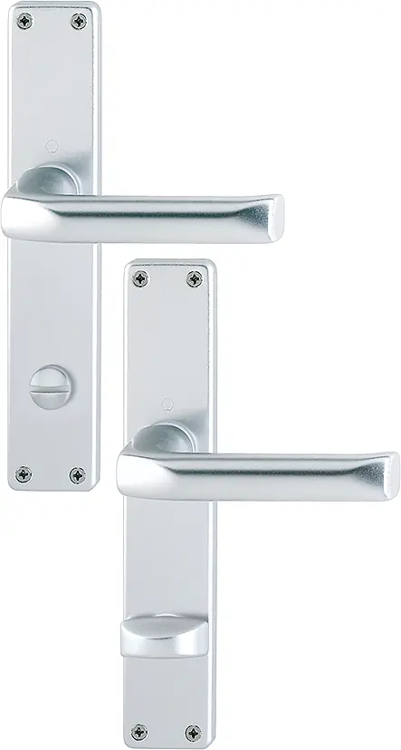 Hoppe Langschildgarnitur London Aluminium