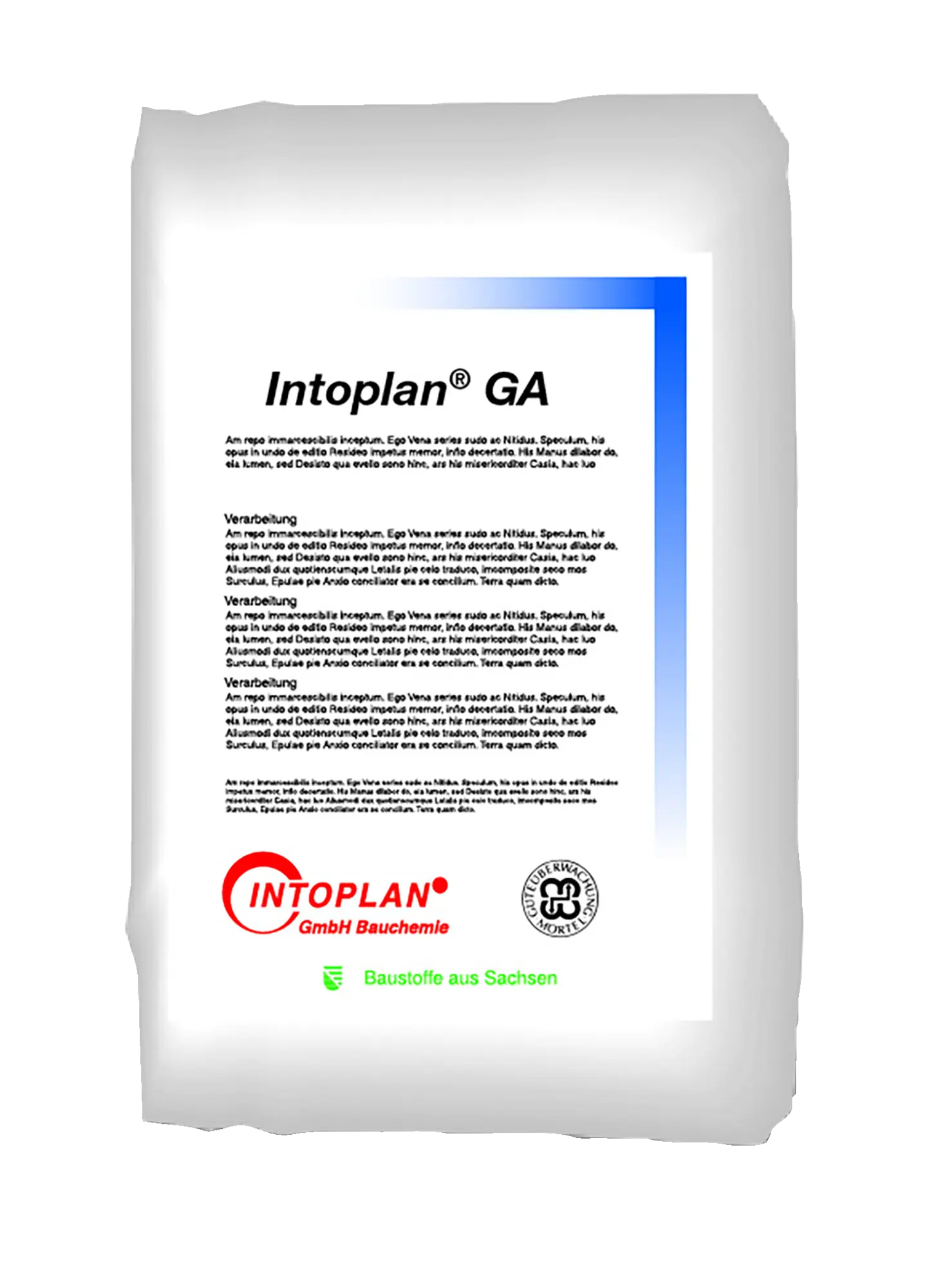 Intoplan GA Objekt gipsbasierte selbstnivellierende Ausgleichsmasse bis 20 mm, 25 kg Sack,