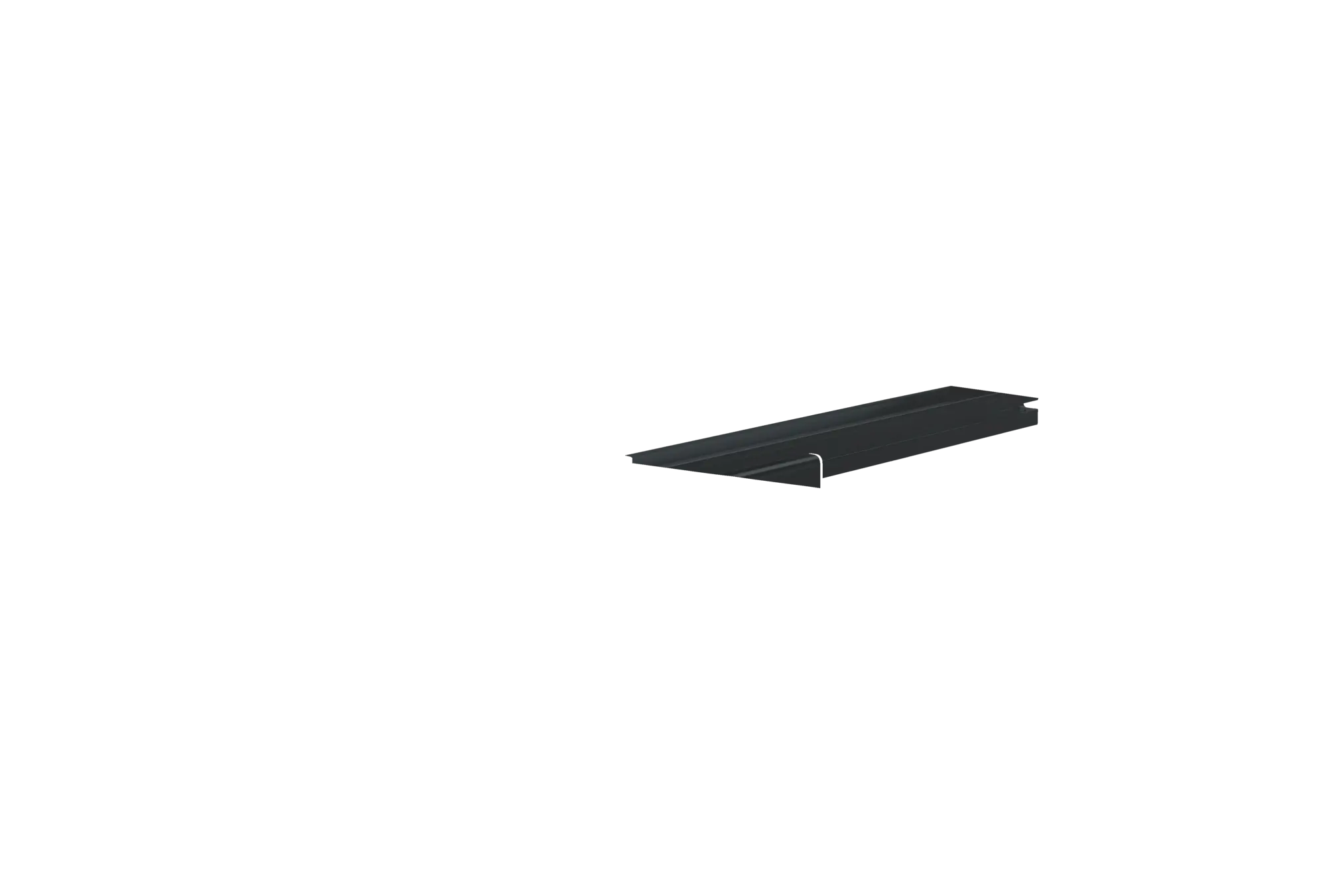 Hein Hemdenauszug ausziehbar Min. 510mm Max. 820mm mit Führung schwarz A.405.54