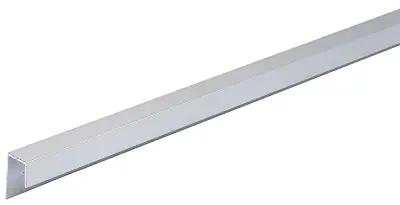 Hettich Führungsprofil WingLine 77 zum Anschrauben, silber eloxiert, Länge 3200 mm 0070985