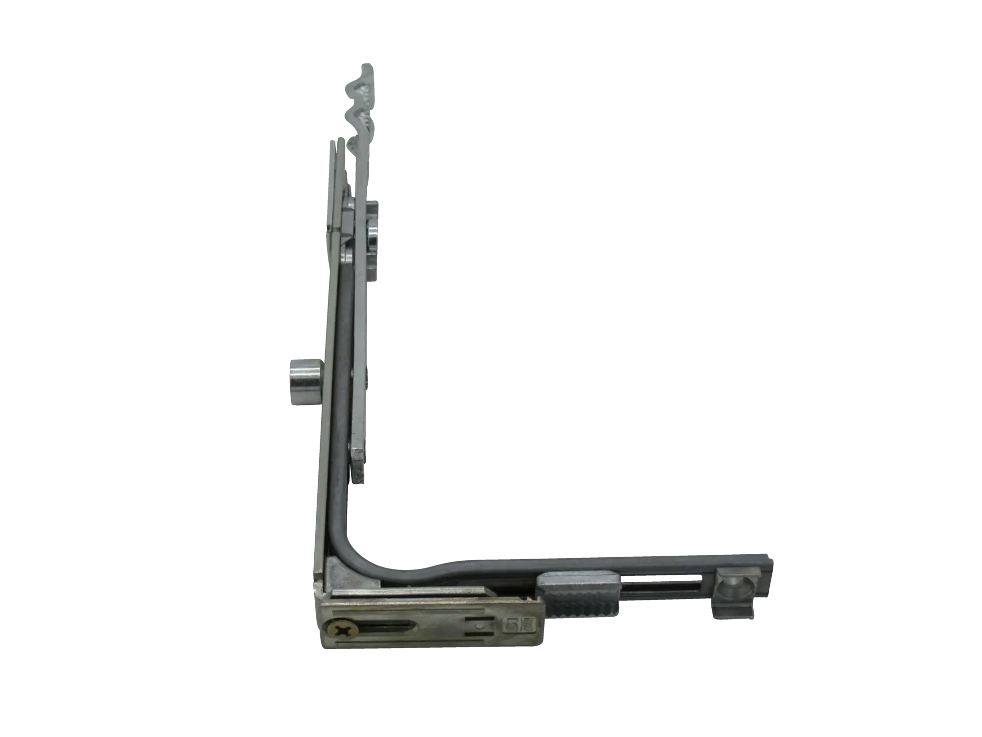Siegenia Aubi Eckumlenkung UK 301   1 Rollzapfen 153x38 mmTitansilber UK301-40V02