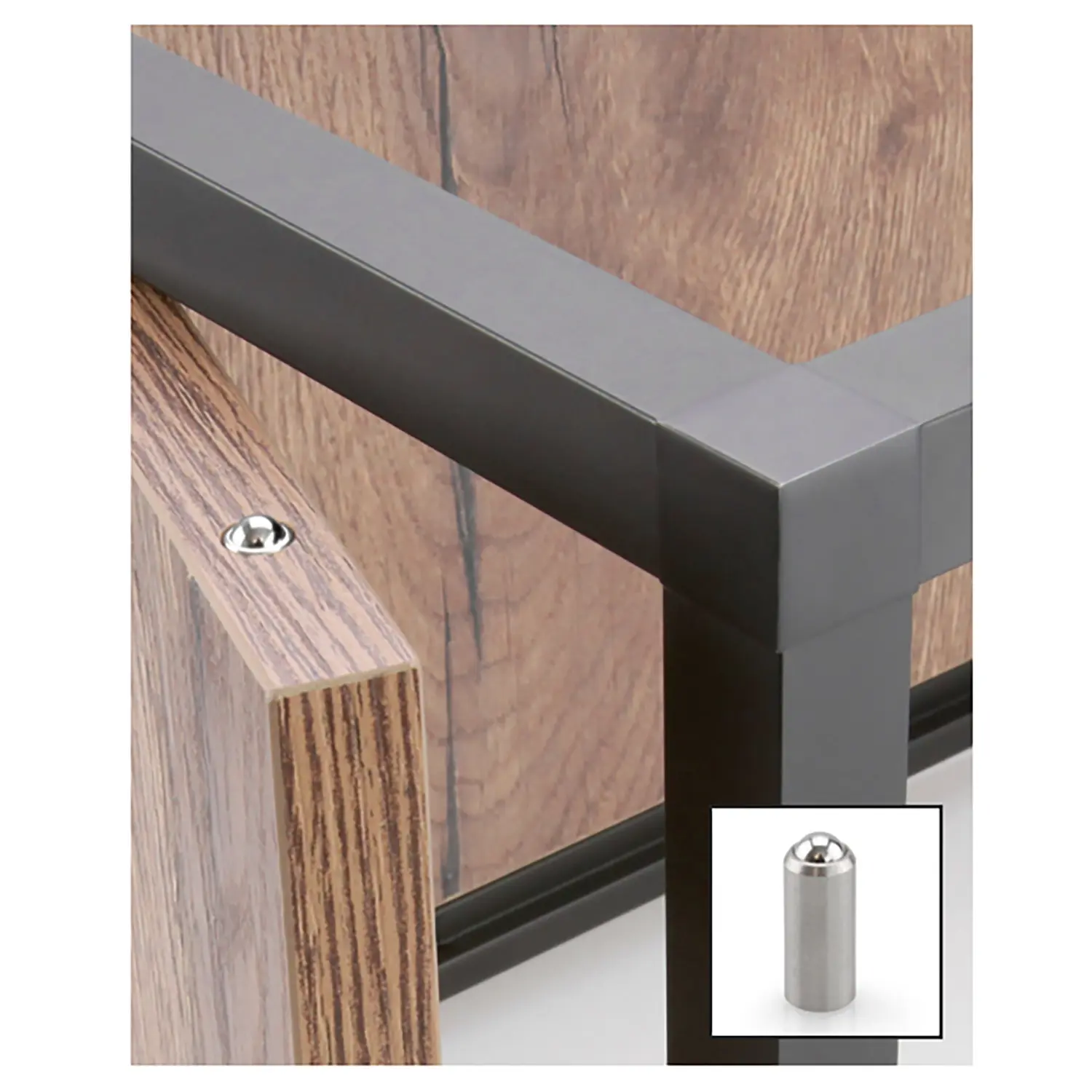 Hettich CADRO Kugelrasten Edelstahl , 9298863