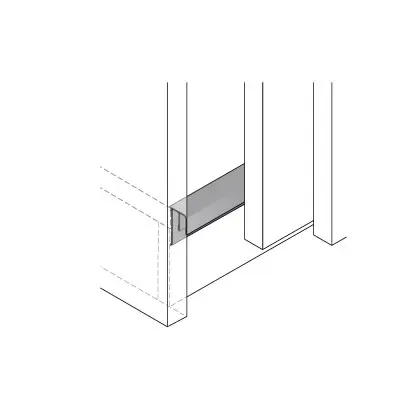 Hettich Führungsprofil STB 15, 3000 mm, Aluminium 0071115