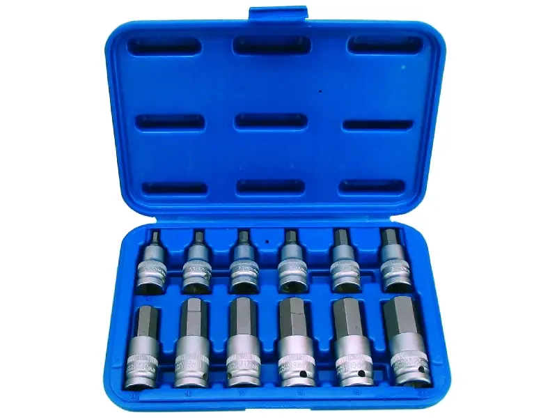 Steckschlüssel-Satz 12-tlg, Innen-6-kt. 1/2" 5-22 mm 770.00