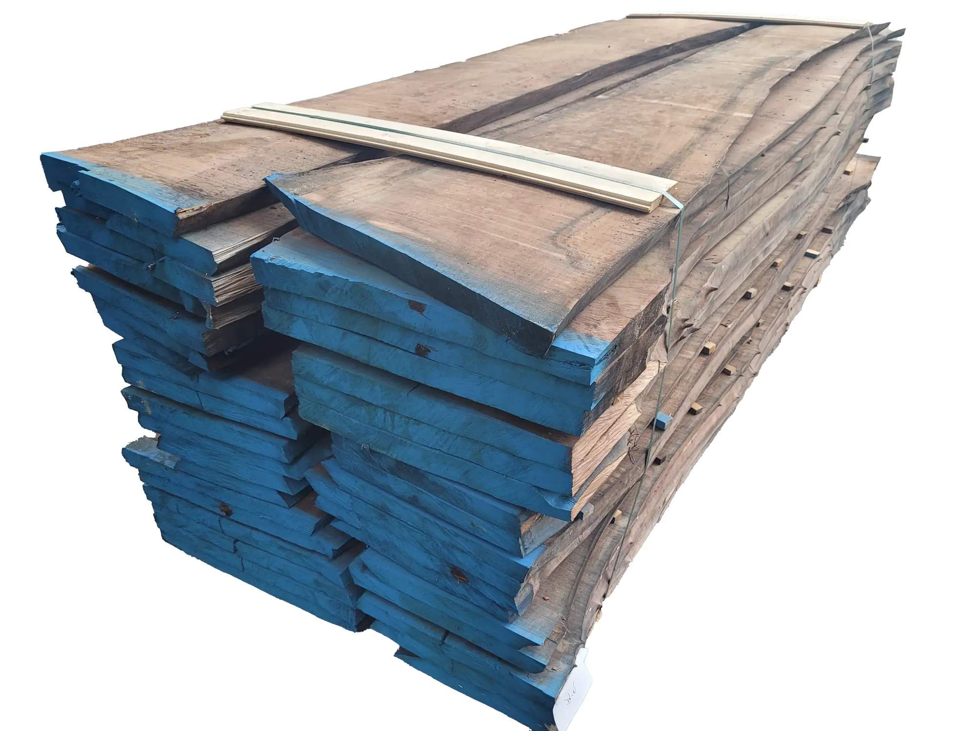 Nussbaum ged. Stammware, KD, Innenausbauqualität A/B, Holzfeuchte 10 %  +/- 2 %