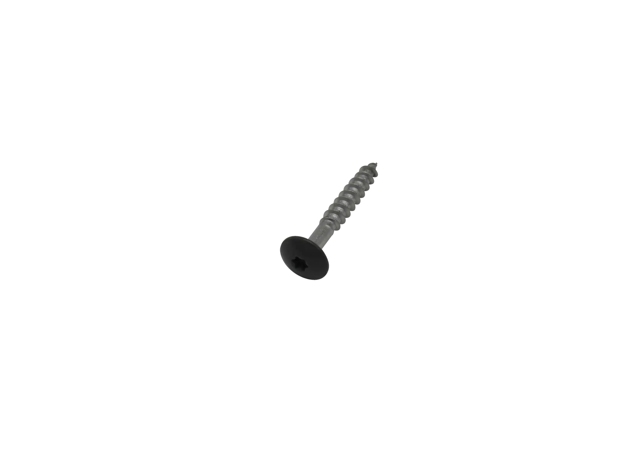 Fassadenschraube V4A kopflackiert 5,5x35 mm passend zu Krono 0162 Graphit Grau, P.a 100 inkl. Bit