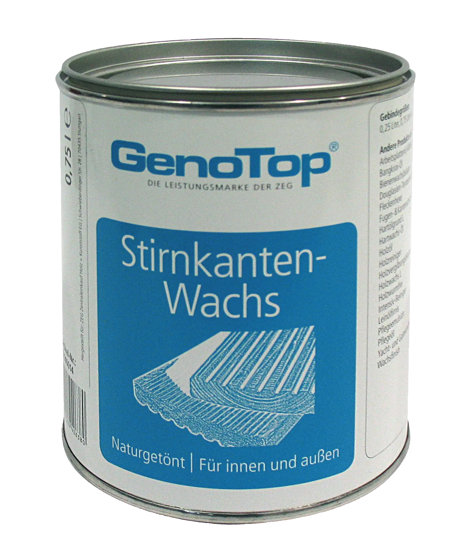 GenoTop Stirnkantenwachs