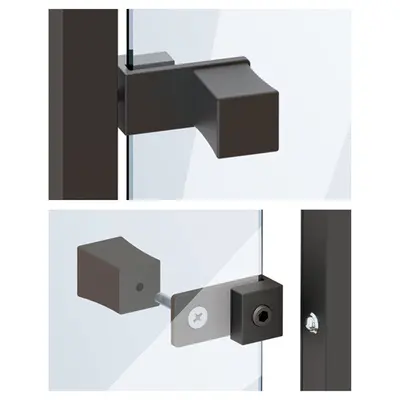 Cadro Glastür-Adapter für Knöpfe