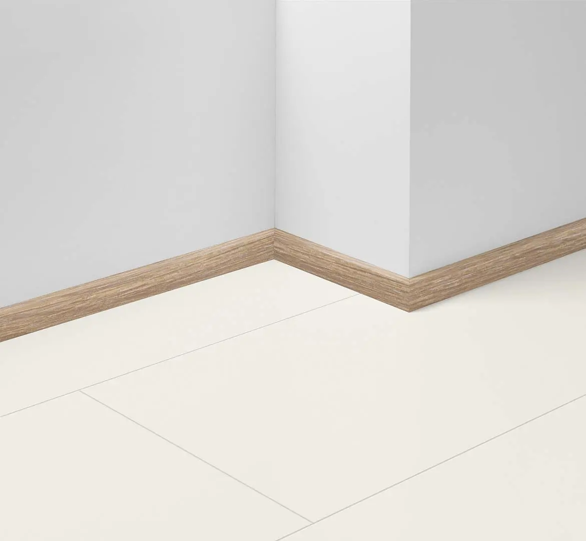 PARADOR Vinyl Dekor-Sockelleiste SL 3 Eiche Royal hell D034 gekälkt Holzstruktur 1745414