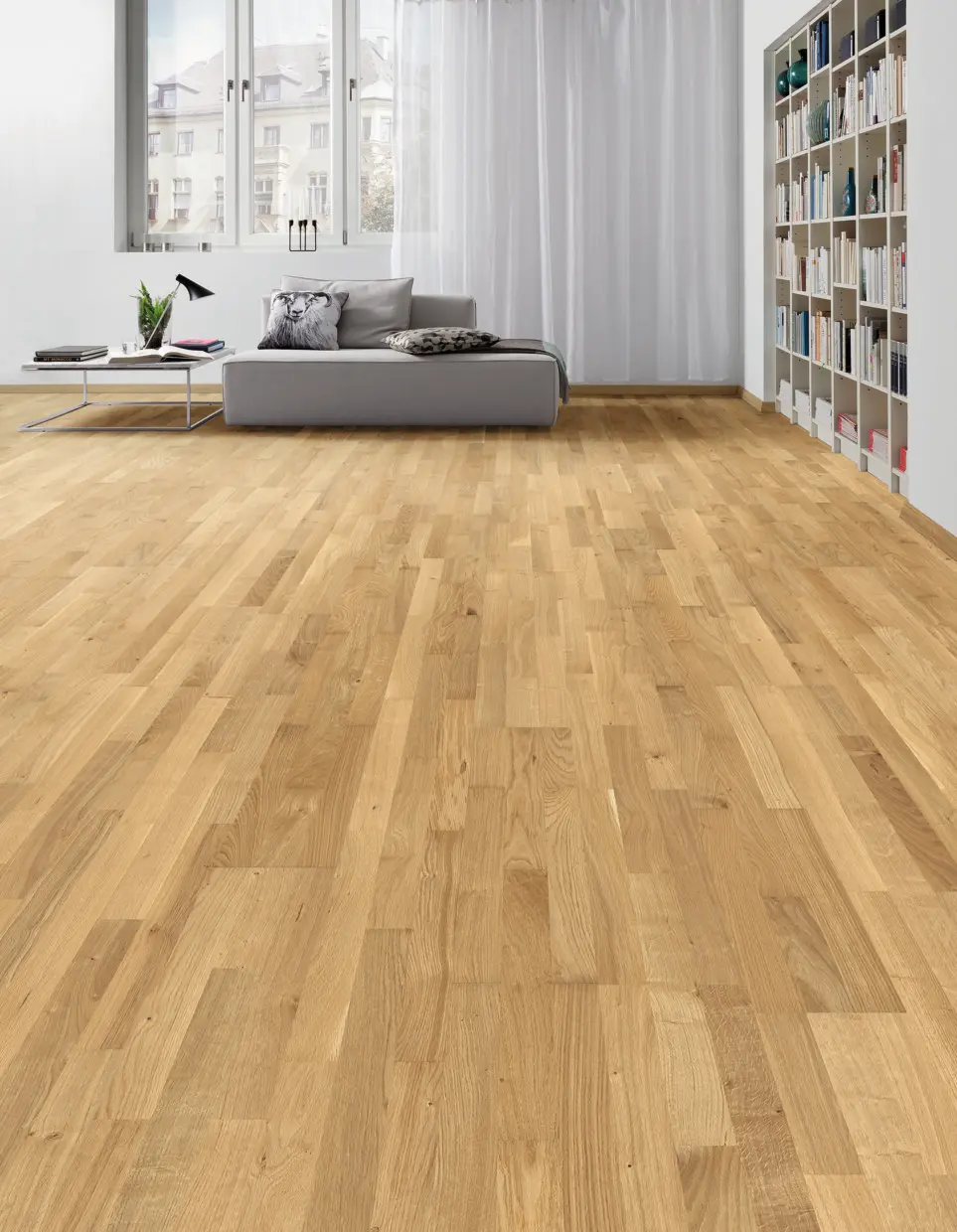 Haro Parkett 4000 Top Connect, Schiffsboden Eiche Family strukturiert, naturaLin+,