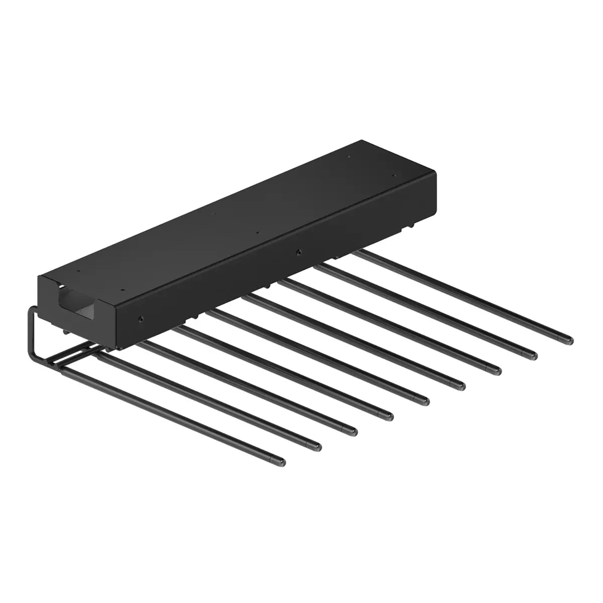 Ausziehbarer Hosenhalter mit Silent system