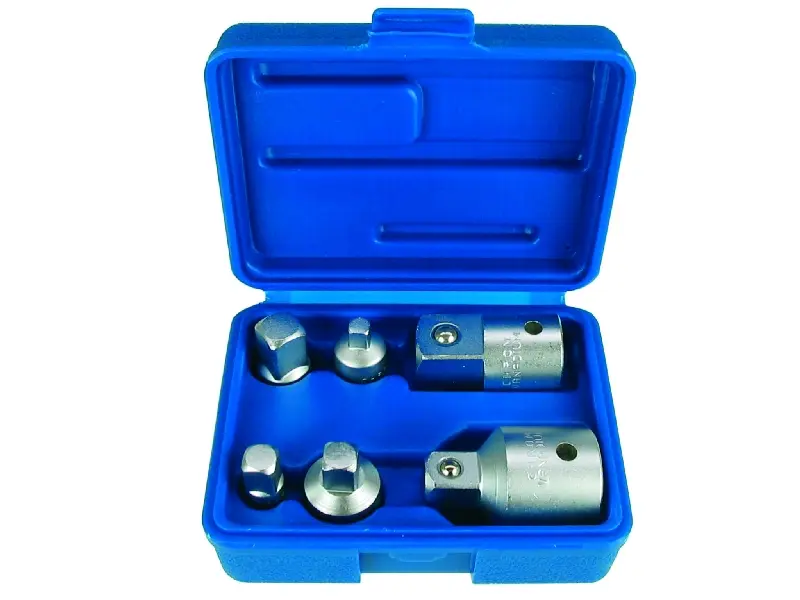 Adapter-Satz für Steckschlüssel 6-tlg in Kunststoff-Box 0206.6