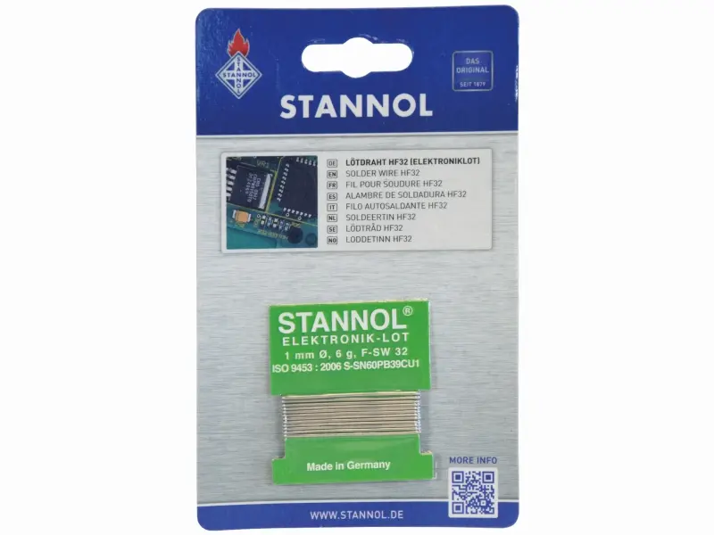 Stannol-Lötdraht Elektroniklot bleifrei