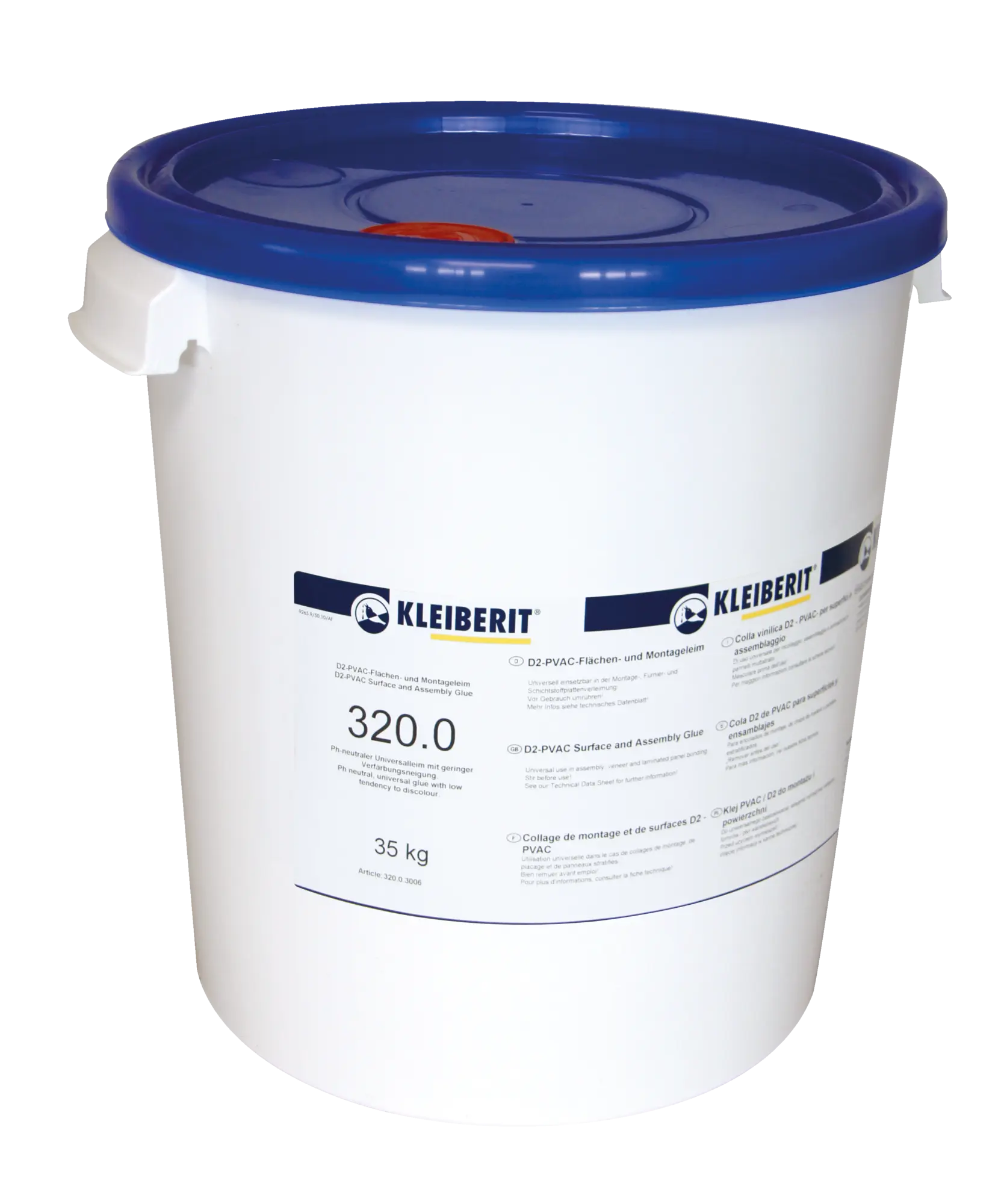 Kleiberit D2 Leim 320.0 Flächenleim, Montageleim, 35 Kg Eimer 320.0.3006