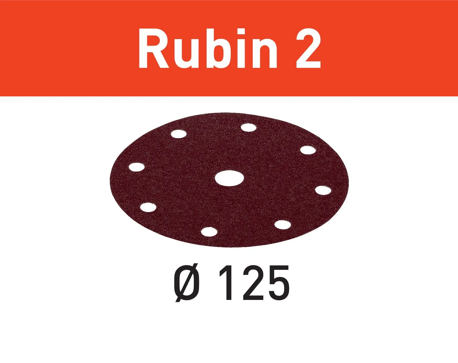 Schleifscheibe Rubin 2 D125-8