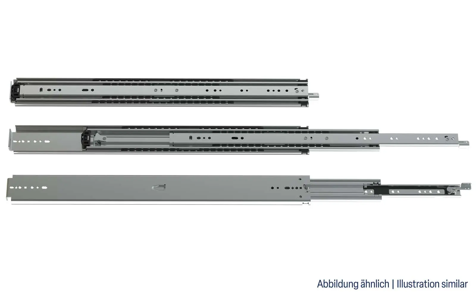 Vollauszug Verriegelung Serie 076 | TK 130 -150kg