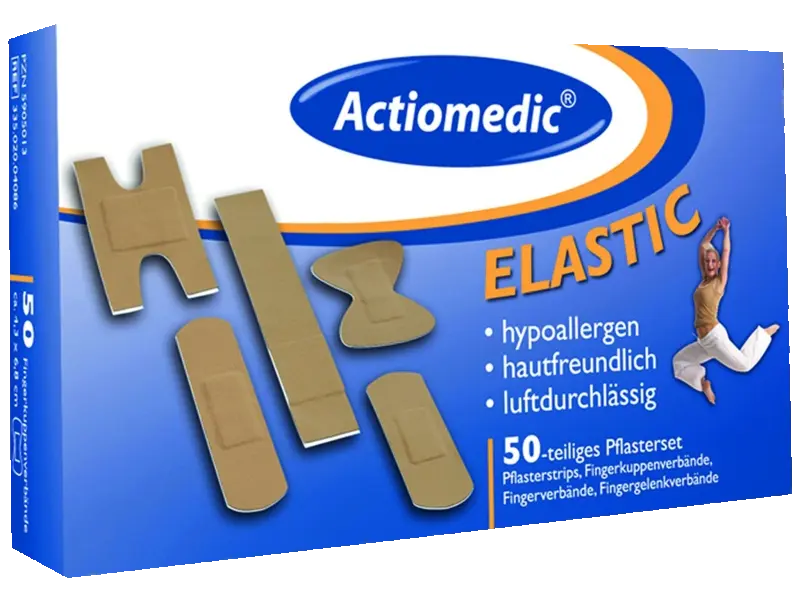 Pflasterset Actiomedic Elastic 50-teilig 290.51
