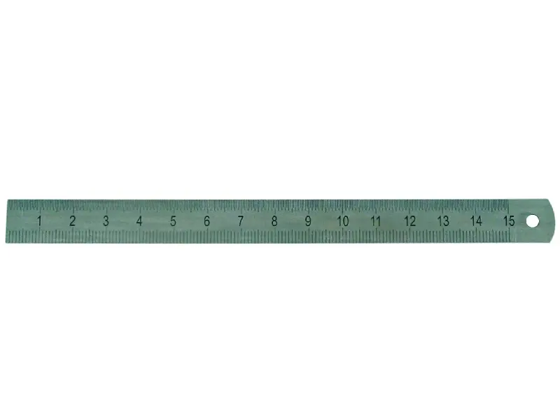 Stahlmaßstab