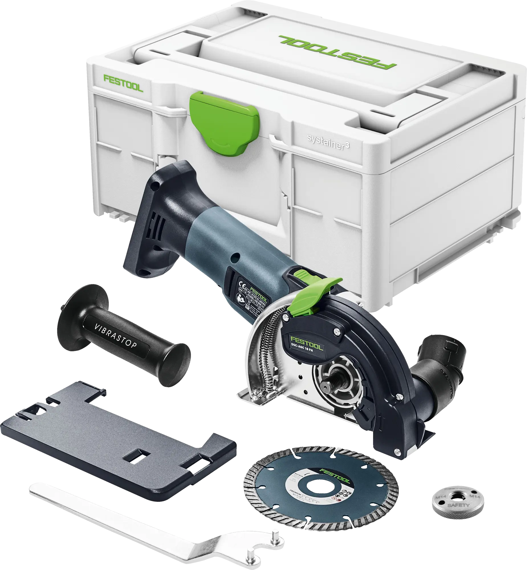 Festool Akku-Freihandtrennsystem DSC-AGC 18-125 FH EB-Basic, 576829