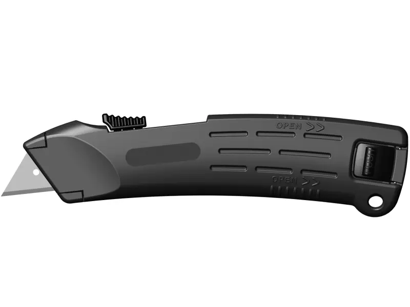 Universalmesser Sicherheitsmesser, Länge 170 mm, mit automatischer Klingen-Rückführung 1560.0