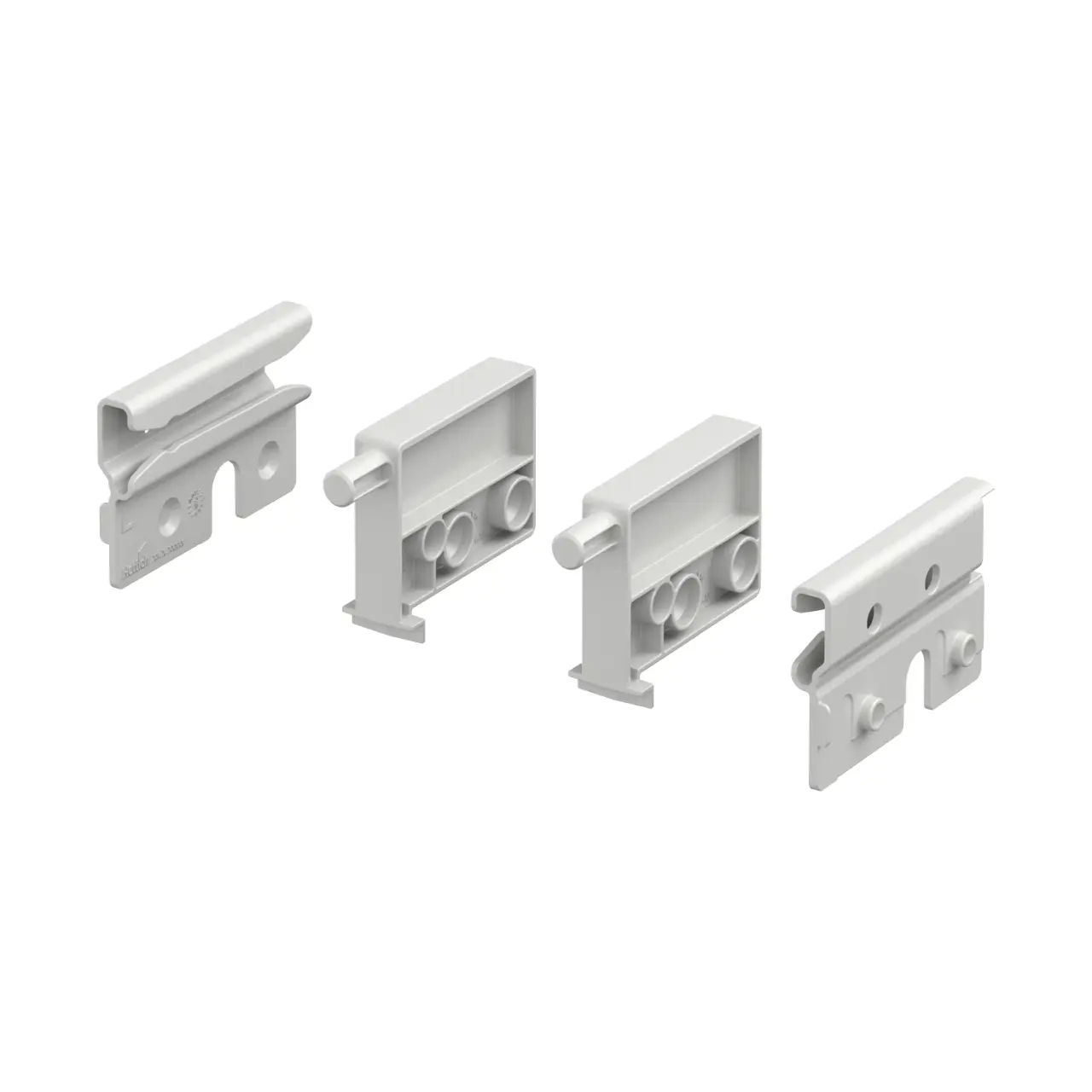 Hettich Tablarbodenarretierung Set weiß links/rechts 9257725