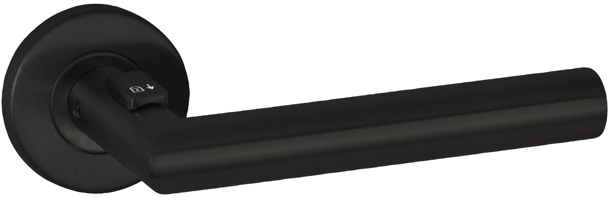 Hermat Rosettengarnitur Fast Lock 1802 Schwarz
