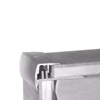 Treppenkantenprofil Typ 320, Aluminium eloxiert, silber, 07420045