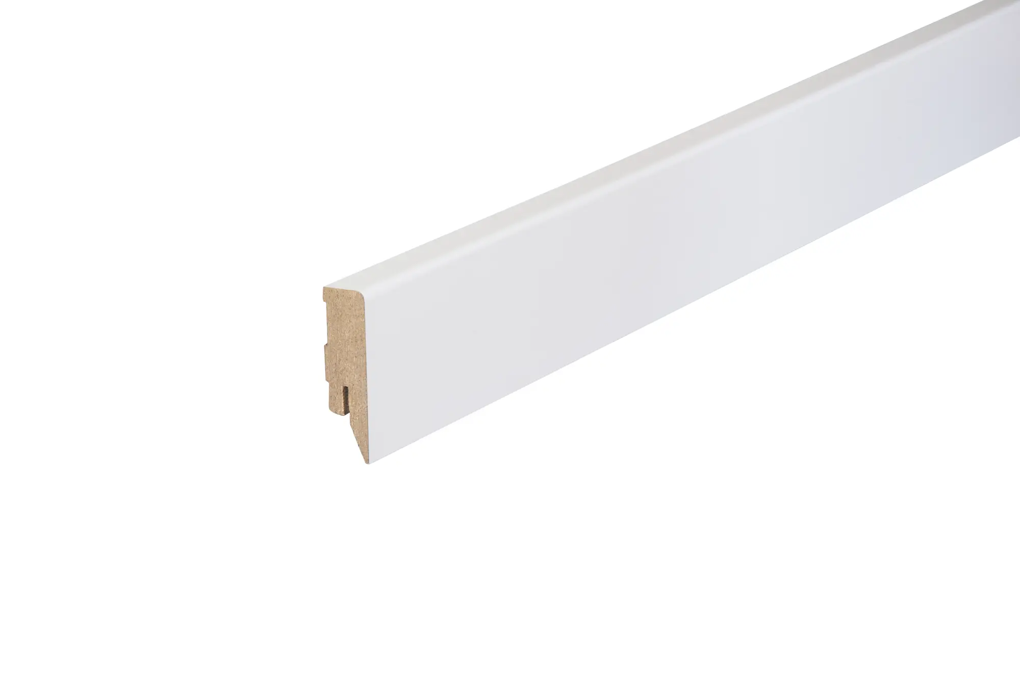 Sockelleiste foliert weiß MDF