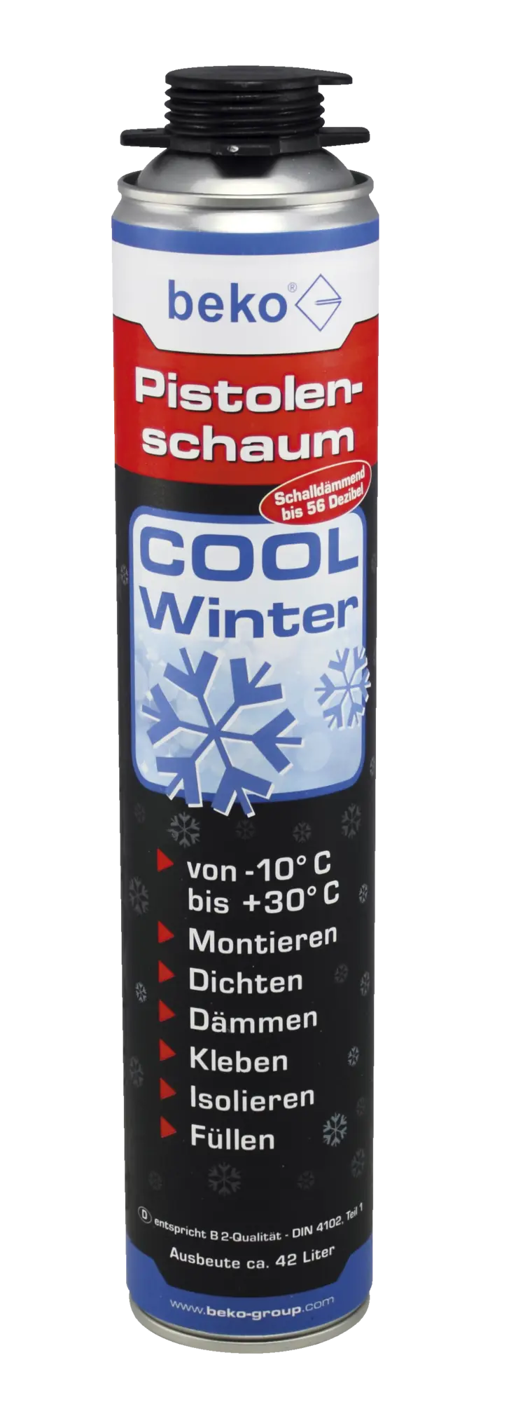 Beko Pistolenschaum COOL Winter, 1-Komponenten, Polyurethanschaum