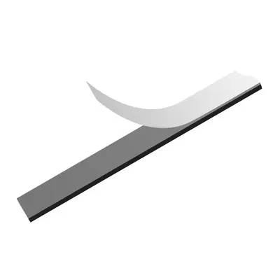 Hettich CADRO Dichtung Selbstklebend B 2mm, L 50M, schwarz, 9303927
