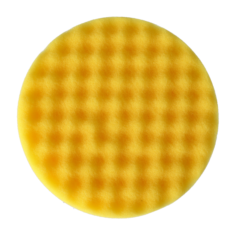 Mirka Golden Finish Pad-1 Ø155 mm, Grip, gelb gewaffelt, VE 2 Stk.,