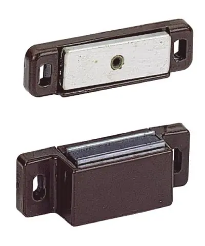 Hettich Haftmagnetschnäpper M 74 / GP15, weiß passiviert 006343
